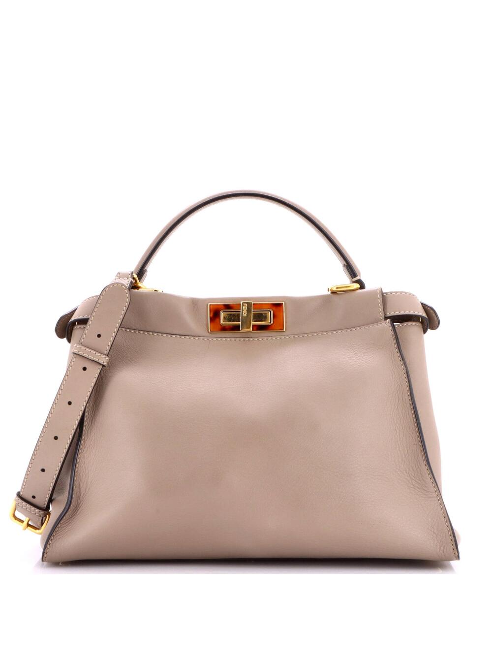 Fendi Peekaboo Bag Leather With #341982F18B